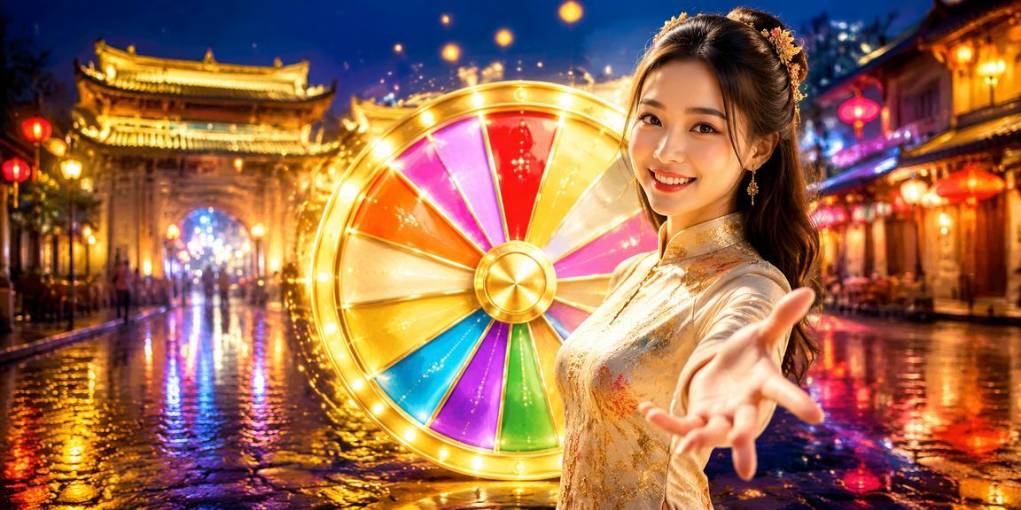 Người phụ nữ Việt Nam tại Huế tham gia chương trình lucky draw với phong thái tự tin